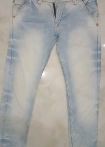 Stylish Light Wash Denim Jeans