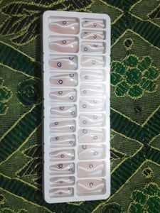 Reusable|Washable Korean EVIL EYE Nails-Set Of 24