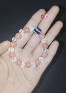 Beaded🤌🏻 Bracelet with Evil Eye🧿 Charm
