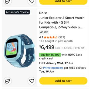 Noise Explorer Kids Smartwatch