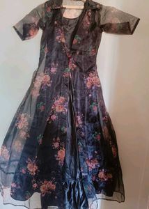 Elegant Floral Print Sheer shrug