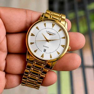 Longines Quartz Gold Watch FOR MENS PREMIUM QUALIT