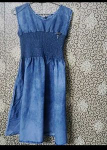 Denim One Piece Dress