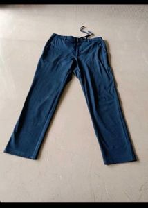 Men's Dark Blue Casual Chinos