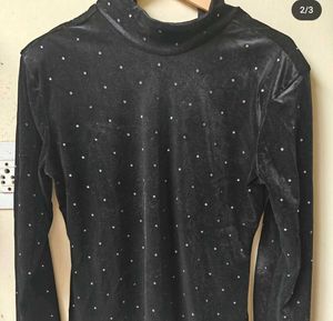 H&amp;m Velvet Top