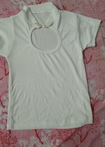Trendy Neck Design crop Top For Women