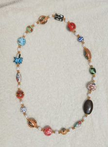 Authentic Chinese Ceramic(Porcelain)Beads Necklace