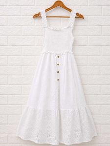 Zudio White Midi Dress