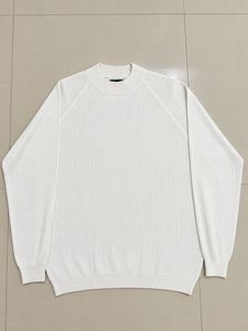 TommyHilfiger Classic White Mock Neck Sweater