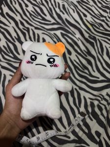 🤍 Grumpy Bear Plush Keychain