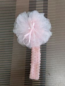 Soft Stretchy Pink Colour Hair Band for Baby Girls