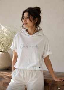 Chic 'One of a Kind' Cropped Hoodie