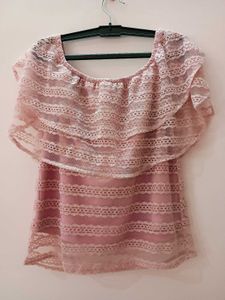 Off shoulder Lace Top