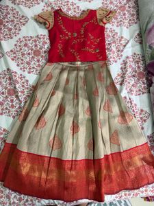 Red Embroidered Blouse