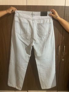 Light Wash Wide Leg Jeans