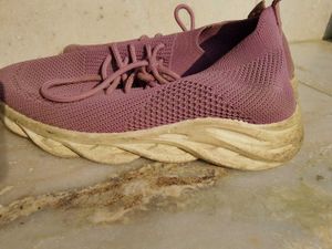 Comfortable Pink Knit Sneakers