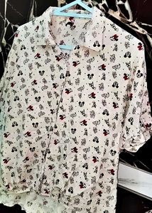 Mickey Mouse Print Shirt