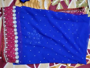 Party Wear Saree With Blouse