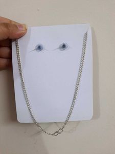 Elegant Emrald &amp; Silver stone Jewellery Set