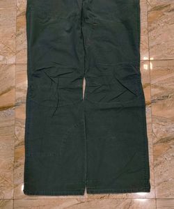 Men's Grey Relaxed Fit Trousers