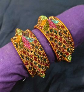 Colorful Crystal Bangles 💝