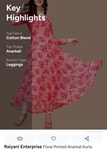 Beautiful Pink Floral Kurta with Dupatta💗