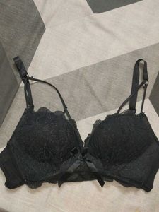 Elegant Black Lace Bra