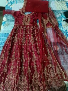 Exquisite Red Embroidered Lehenga Choli