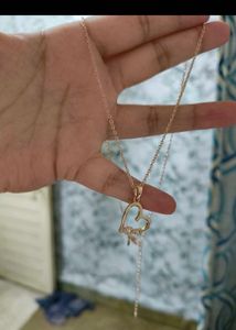 Anushka Sharma Heart Infinity Necklace