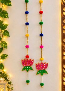 Handmade Lotus Toran Door Hanging
