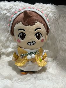 Cute Plush Doll with Crochet Hairband
