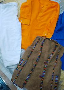 Boy kids kurtas, Vest and pant