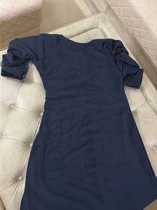 Elegant Navy Embroidered Kurta