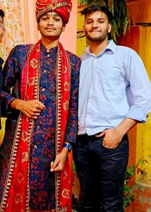 Men's Traditional Blue Kurta Set