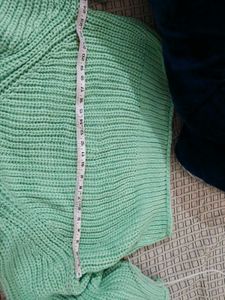 Mint Green Knit Turtleneck