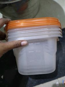 💥4 Pc Biopac Brand Bpa Free Storage Box💥