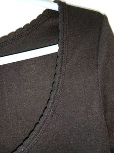 Forever 21 Deep Neck Full Sleeve Top