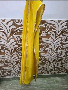 Stunning Yellow Embellished Lehenga Choli