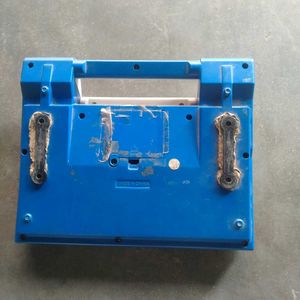 Vintage Blue Toy Box