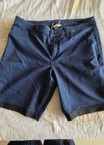 Navy Polka Dot Pants