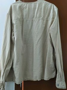 Khaki Utility Jacket with Multiple Pockets