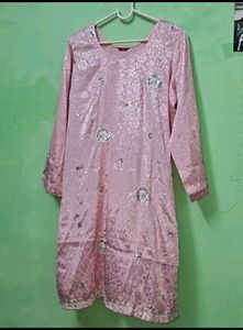 Elegant Pink Kurta salwar Set  Dupatta