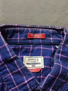 Men's Blue &amp; Pink Checkered Shirt