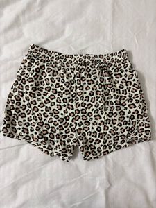 Leopard Print Lounge Shorts