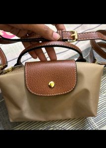 Chic Beige &amp; Brown Handbag