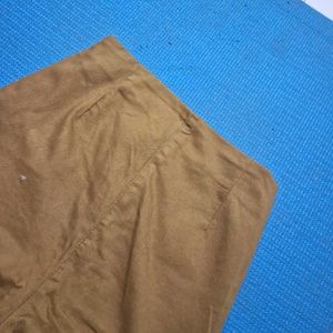 Classic Brown Zipper Pants