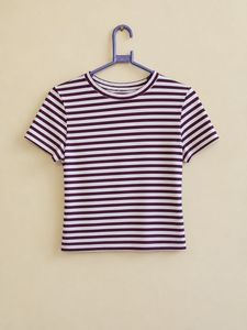 Striped Crew Neck T-Shirt