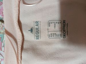 Decathlon Light Pink Full Sleeve Tshirt