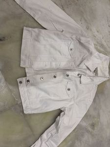 Classic White Denim Jacket