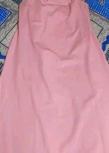 Elegant Pink Maxi Dress